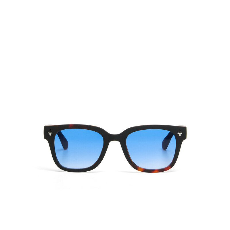 OKKIA شمس جيوفاني Havana Black (عدسات زرقاء)