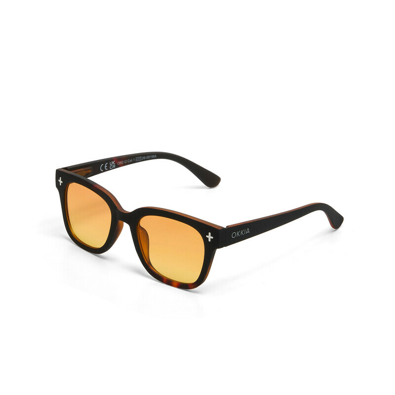 OKKIA شمس جيوفاني Havana Black (عدسات صفراء)