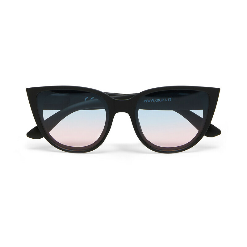 OKKIA Sun Silvia   Black (blue/pink lenses)