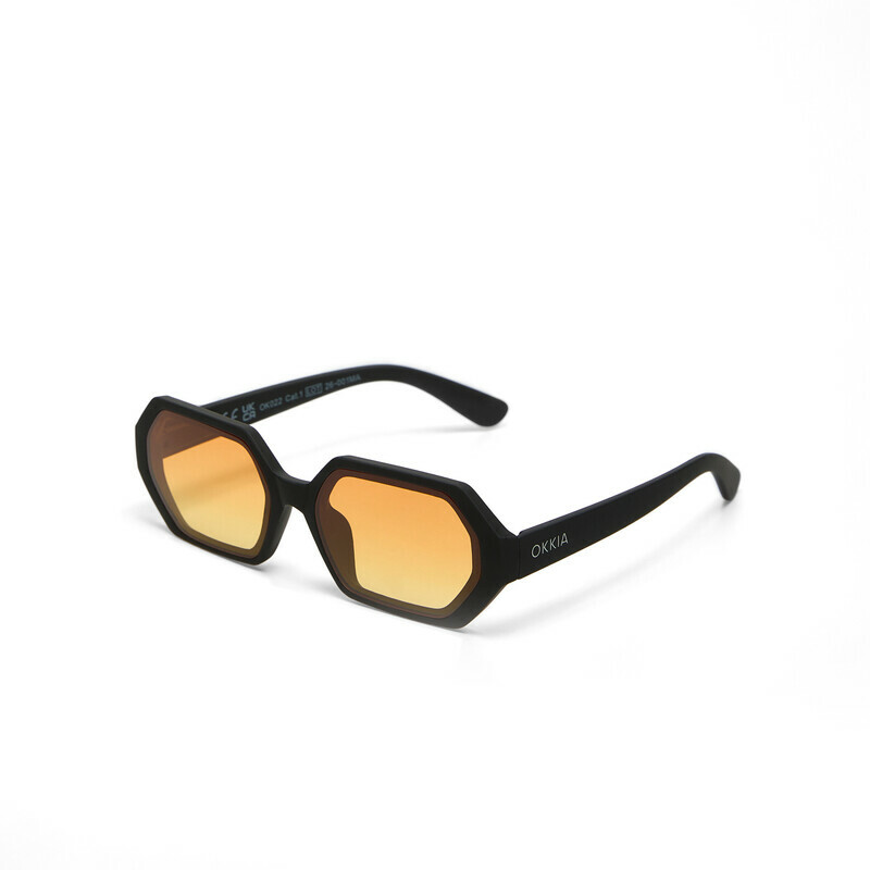 OKKIA Sun Andrea   Black (yellow lenses)