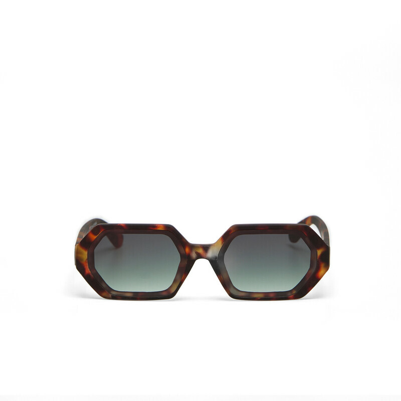 OKKIA Sun Andrea   Classic Havana (green lenses)