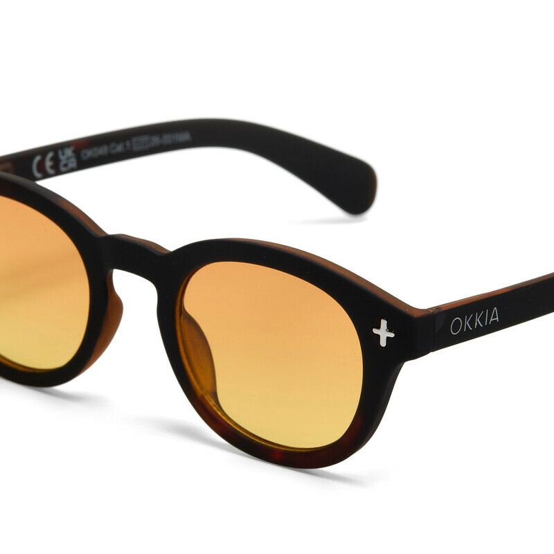 OKKIA Sun Milano   Black (yellow lenses)