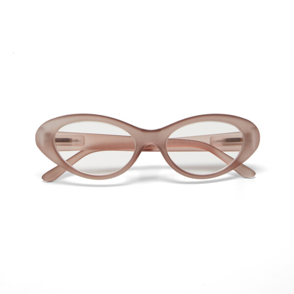 OKKIA Reading Lina Small Cat Eye Dust Pink