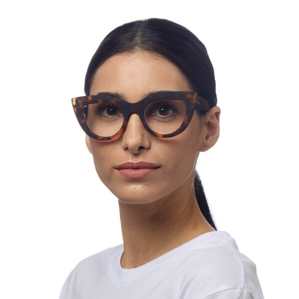 OKKIA Reading Claudia Big Cat Eye Tortoise