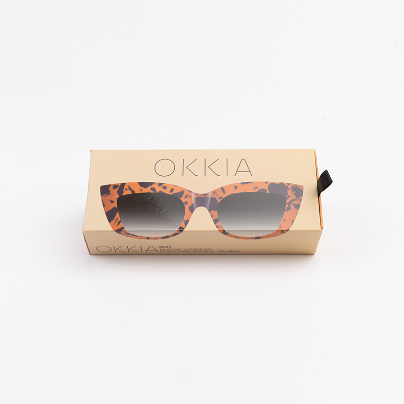 OKKIA Sun Claudia Big Cat Eye Tortoise