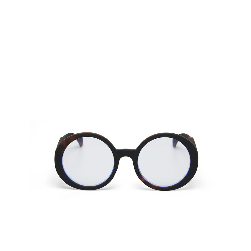OKKIA Reading Laura reading Big Round Havana Black (brown lenses)