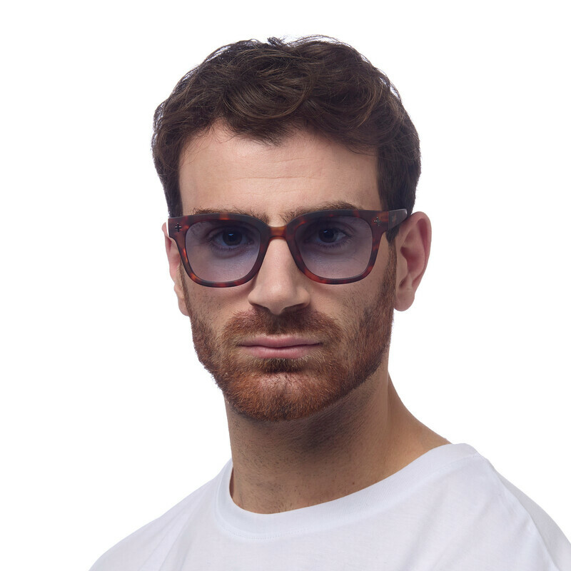 OKKIA Sun Giovanni   Classic Havana and blue (blue lenses)