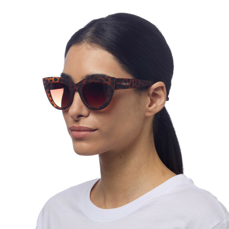 OKKIA Sun Claudia Big Cat Eye Tortoise