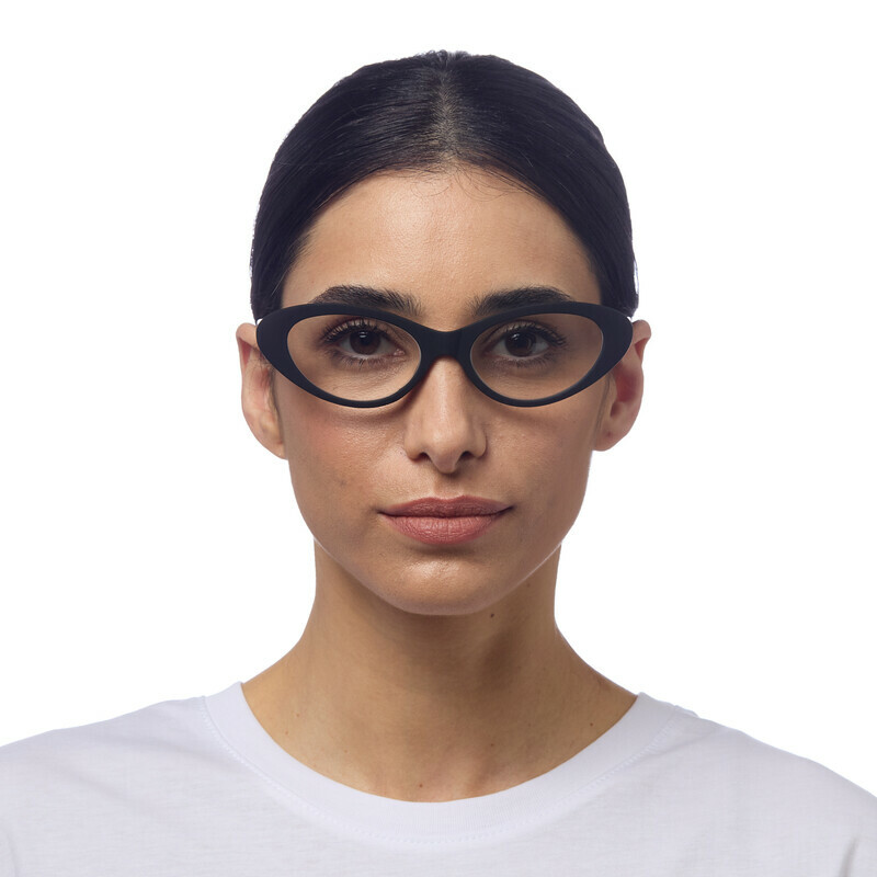 OKKIA Reading Lina Small Cat Eye Black