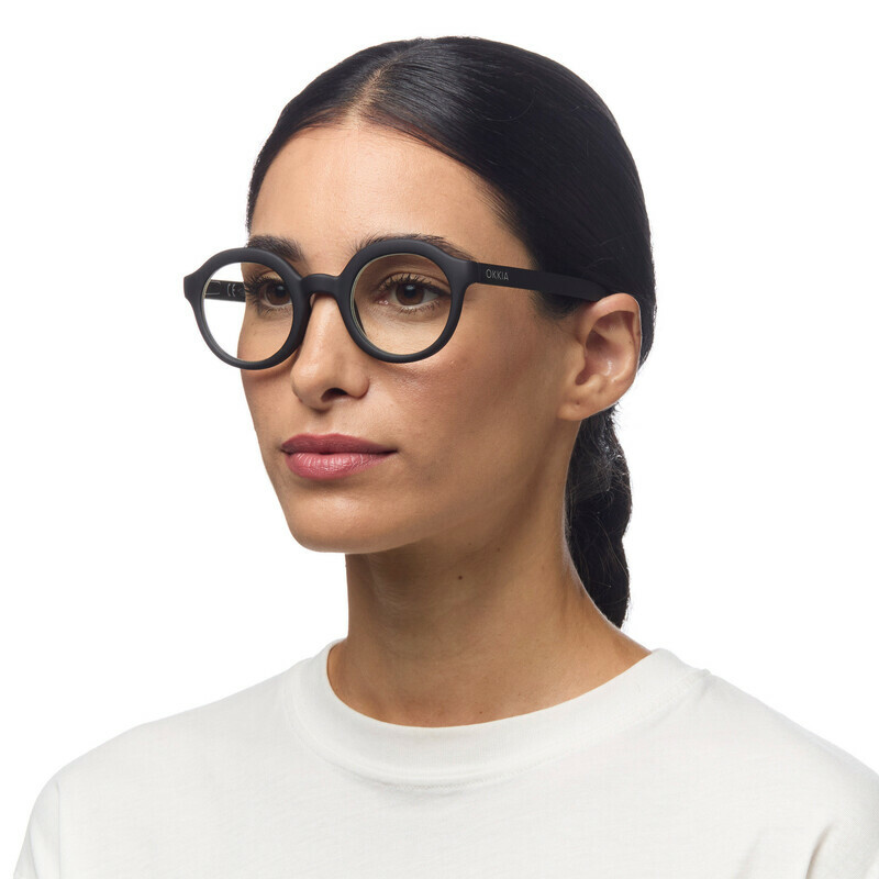 OKKIA Reading Lauro reading Round Black