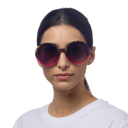 Sun Monica Round Havana pink