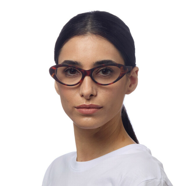 OKKIA Lectura Lina Small Cat Eye Classic Havana