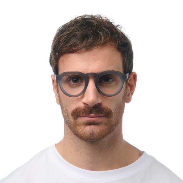 OKKIA Reading Zeno Round Translucent Smoke