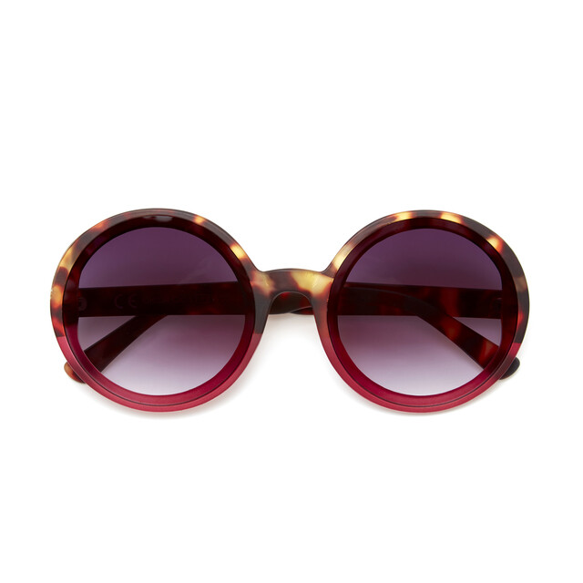 Monica occhiale da sole round colore havana pink