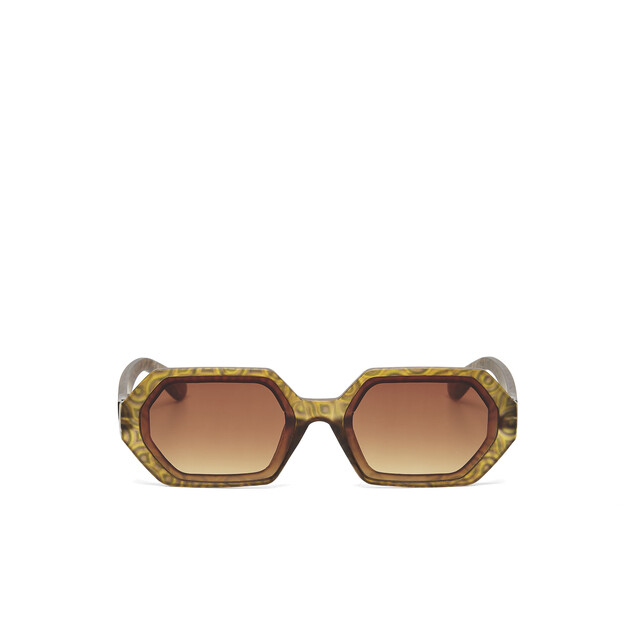 Celine Eyewear logo-embossed geometric-frame Sunglasses - Farfetch