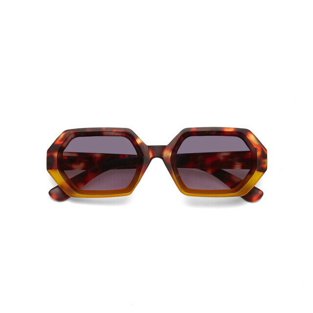 サングラス ^ONE BRILLIANT^ KoaOB286Black Orange Koa-OB286-Black Orange Lyon Sunglasses - Black Shiny - Orange Gradient Lens | Infinit