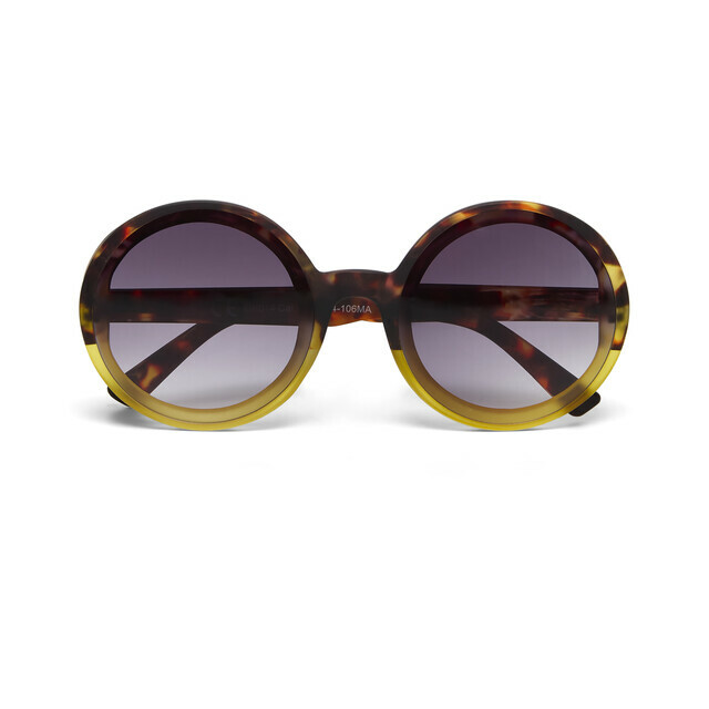 ARABIA - *arabia ❀ monica モニカ  c＆s ❀ yellow (c) Monica sunglasses round | Color Havana yellow