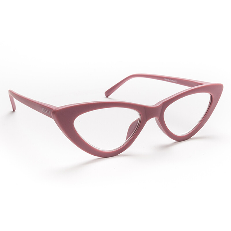 OKKIA Lectura Adriana Small Cat Eye Red pear OK009RP-1.00