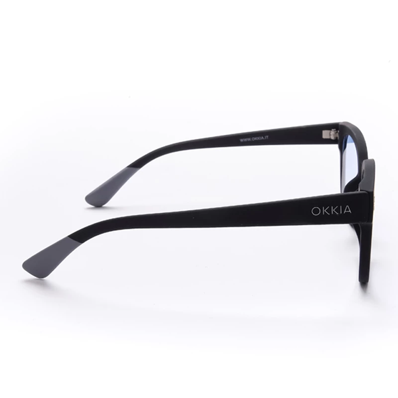 OKKIA Sun Giovanni Black and grey (blue lenses)