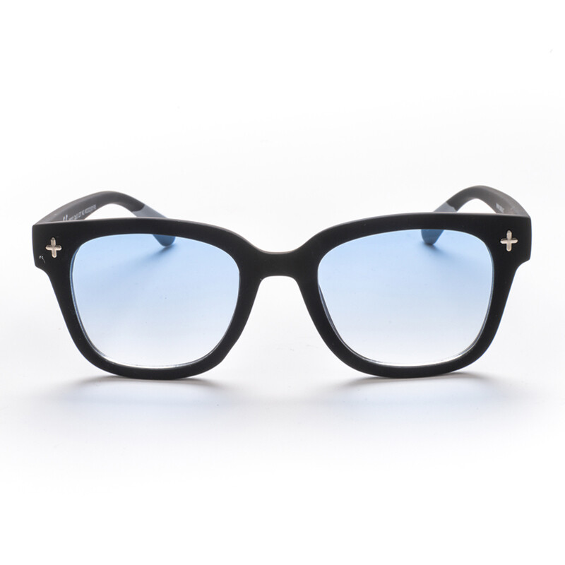 OKKIA Sun Giovanni Black and grey (blue lenses) OK012-BK-BL