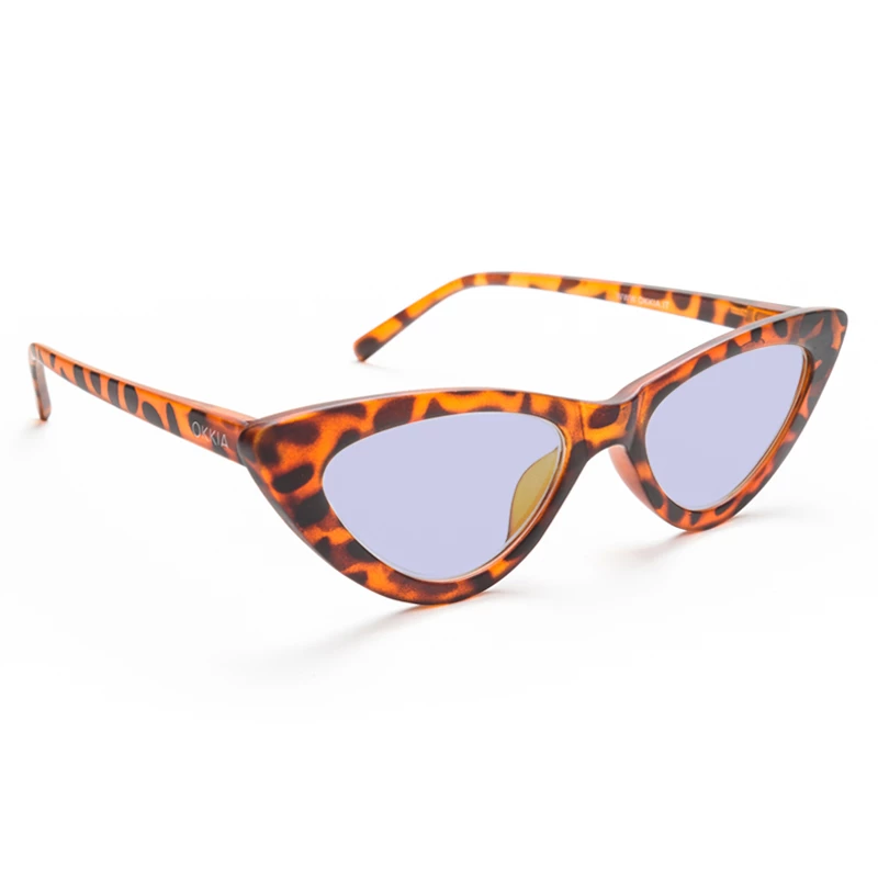 OKKIA Anti-Blue Light Adriana Screen Small Cat Eye Tortoise