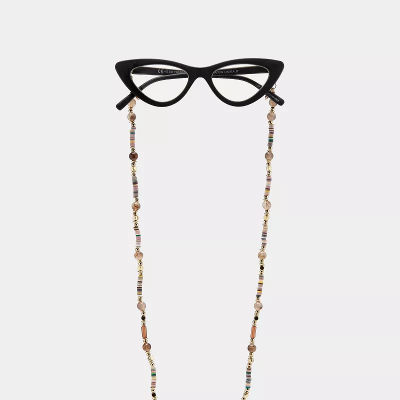 OKKIA Accessories Colorful Circle Glasses Chain 