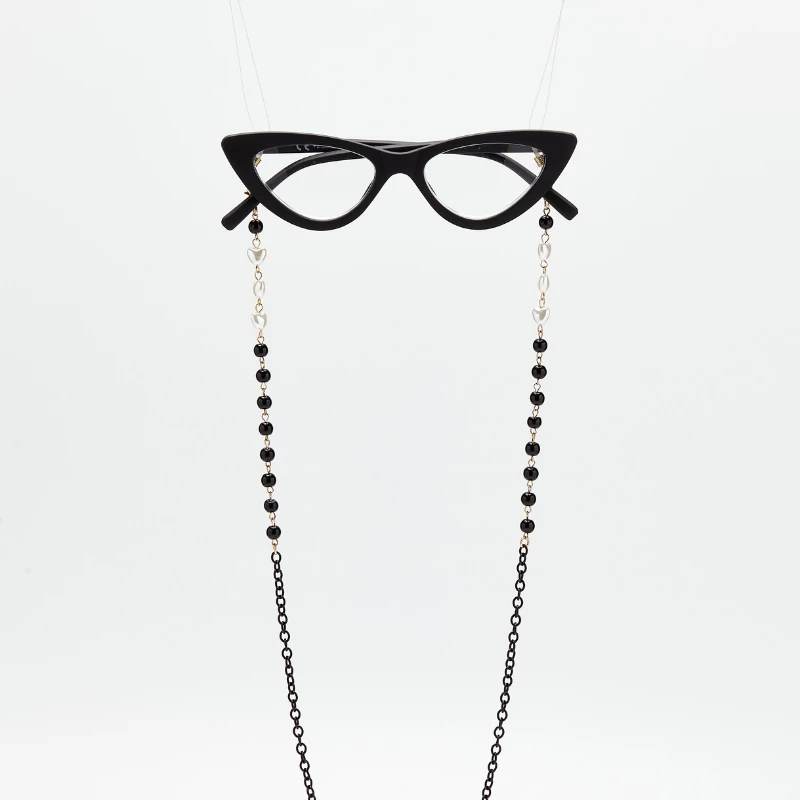 OKKIA Accessories White Heart Glasses chain 
