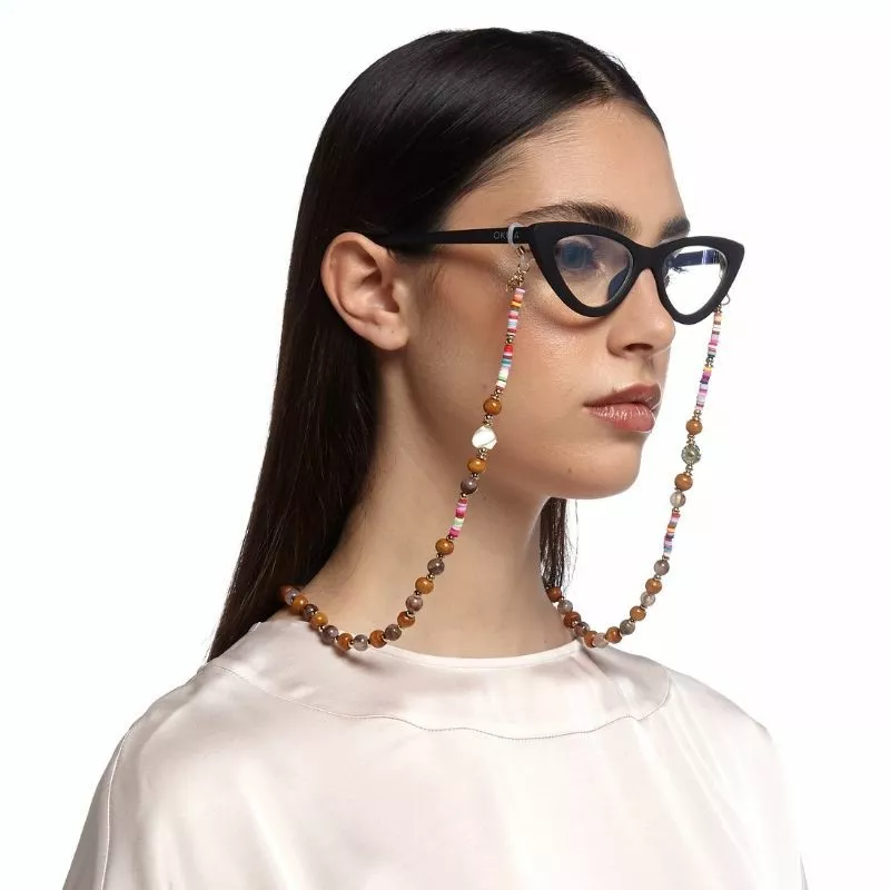 OKKIA Accessori Catenina Fiore per occhiali 