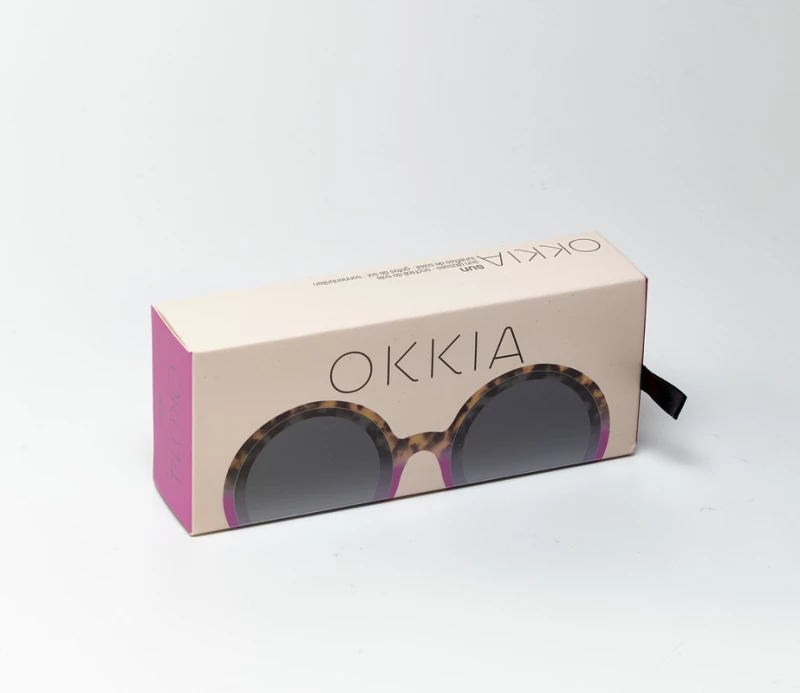 OKKIA Soleil Monica Round Havana pink