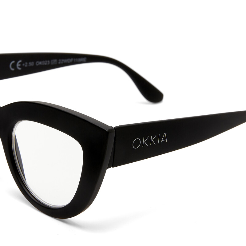 OKKIA Lectura Claudia Big Cat Eye Negro