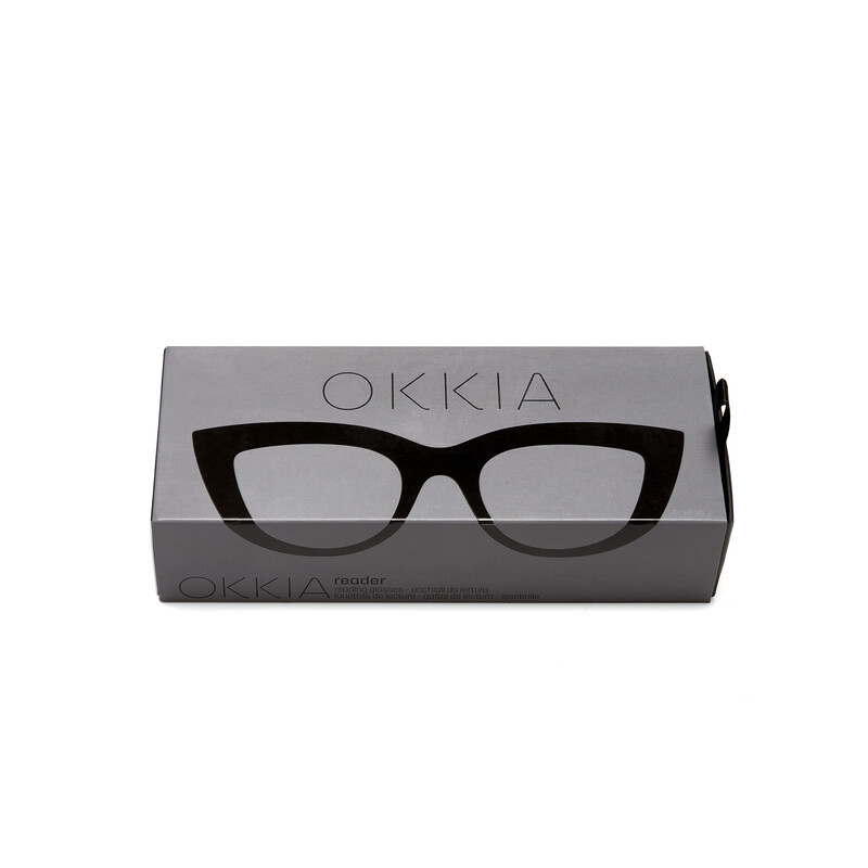 OKKIA Lectura Claudia Big Cat Eye Negro