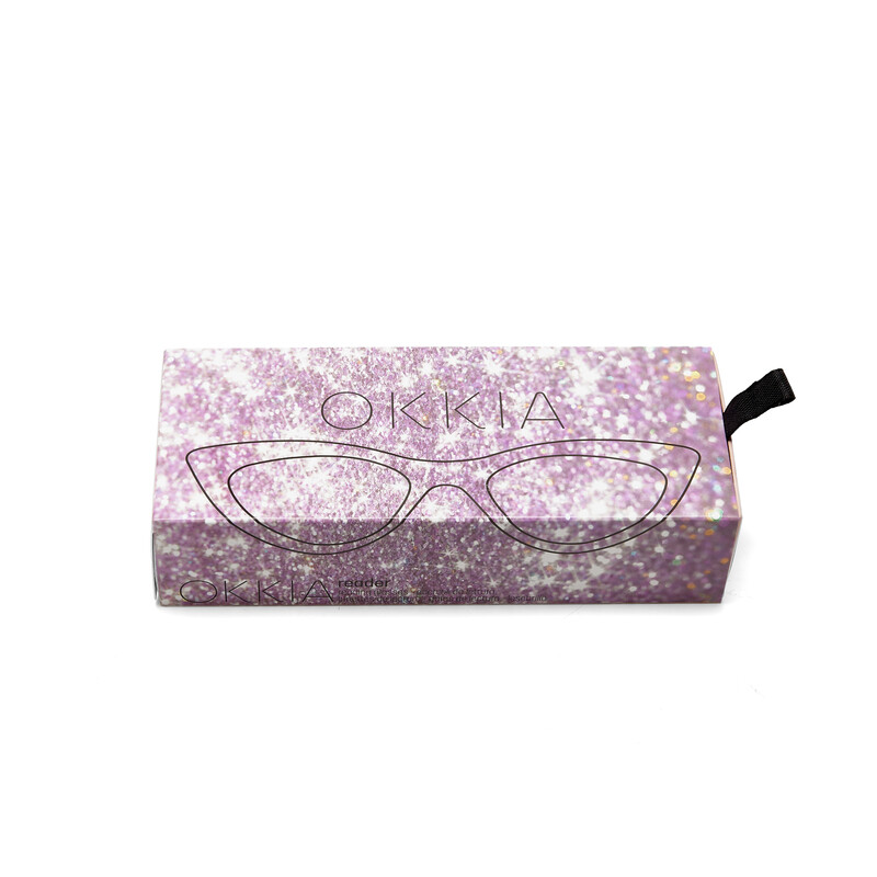 OKKIA Lettura Adriana lettura Small Cat Eye Rosa Glitter OK009GP-1.00