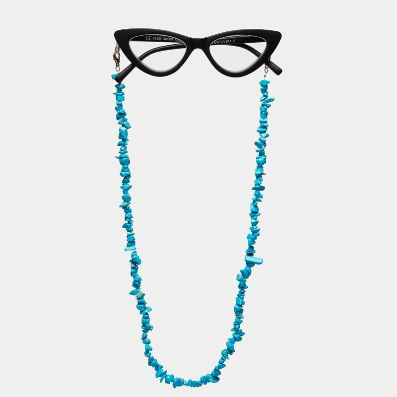 OKKIA Accessories Glow chain   Turquoise