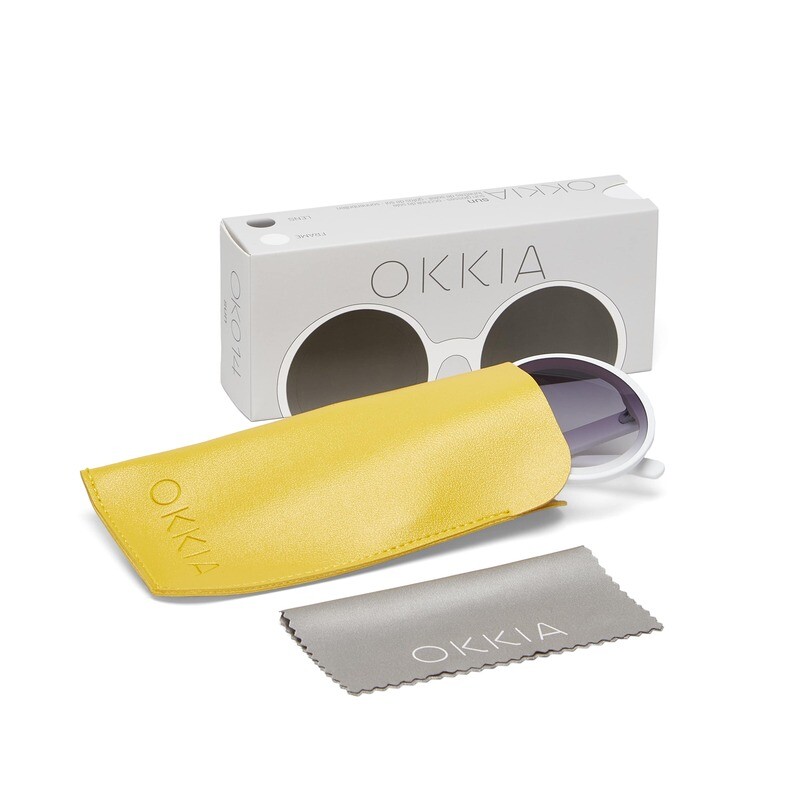 OKKIA Sun Monica Round Optical White OK014-OW