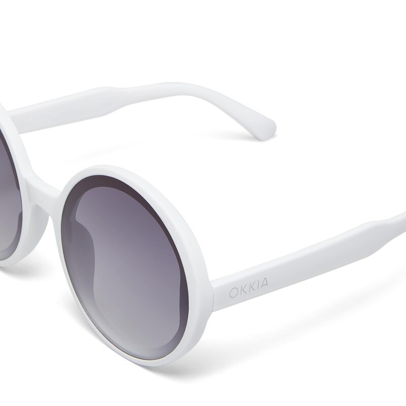 OKKIA Sun Monica Round Optical White OK014-OW