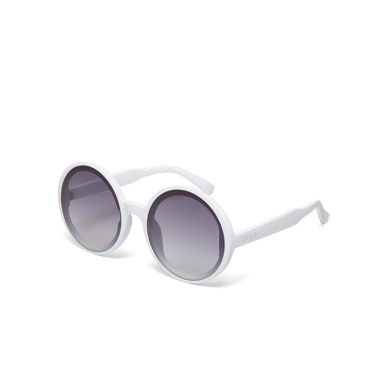 OKKIA Sun Monica Round Optical White OK014-OW