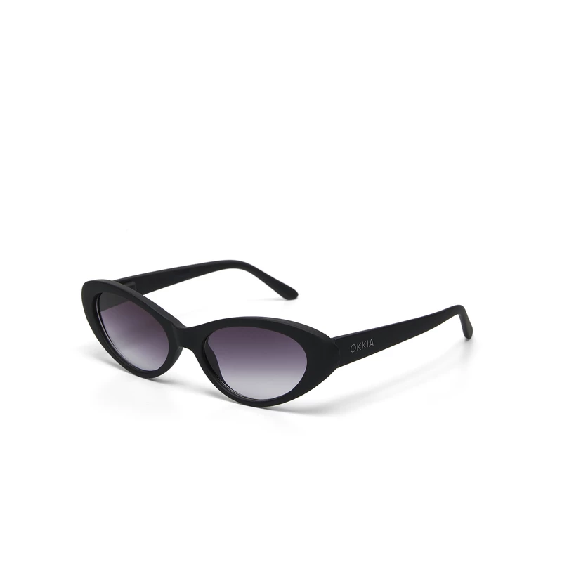 OKKIA Sole Lina Small Cat Eye Nero