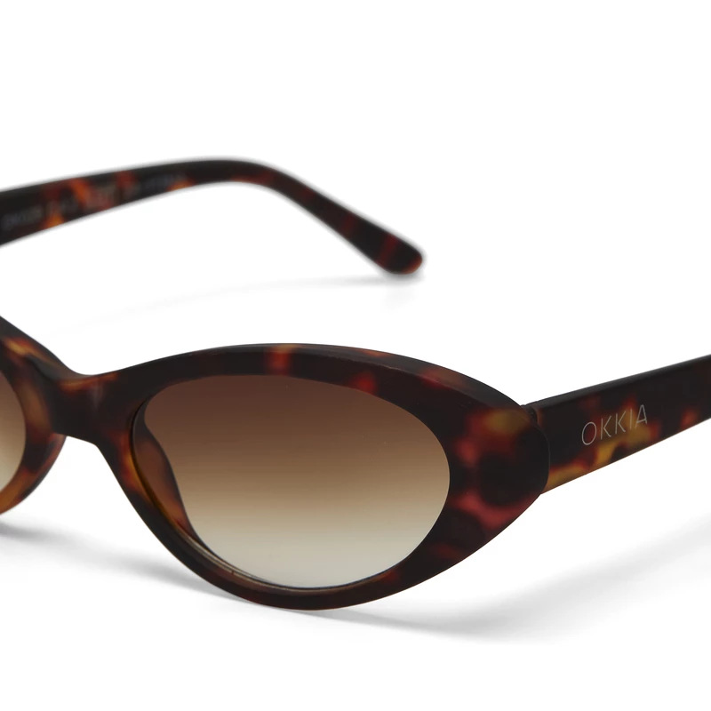 OKKIA Sole Lina Small Cat Eye Classic Havana