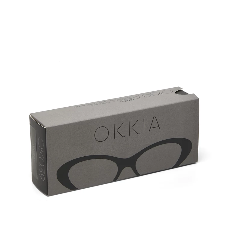 OKKIA Lectura Lina Small Cat Eye Negro