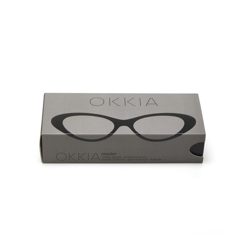 OKKIA Lectura Lina Small Cat Eye Negro