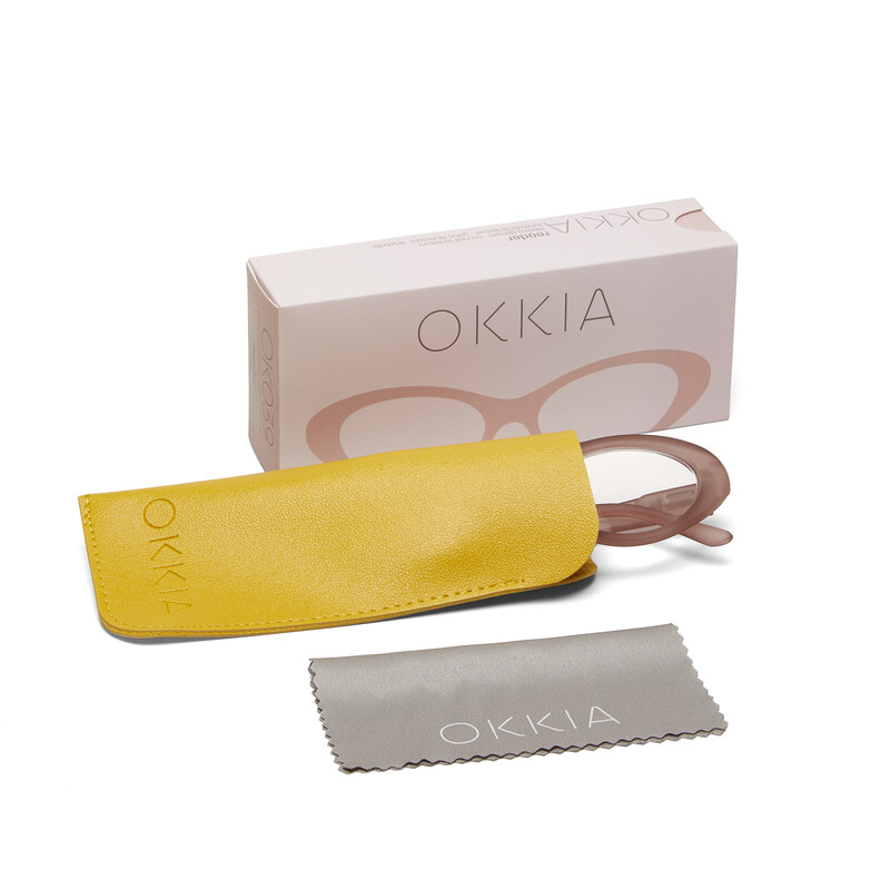 OKKIA Lecture Lina Small Cat Eye Dust Pink OK039RO-1.00