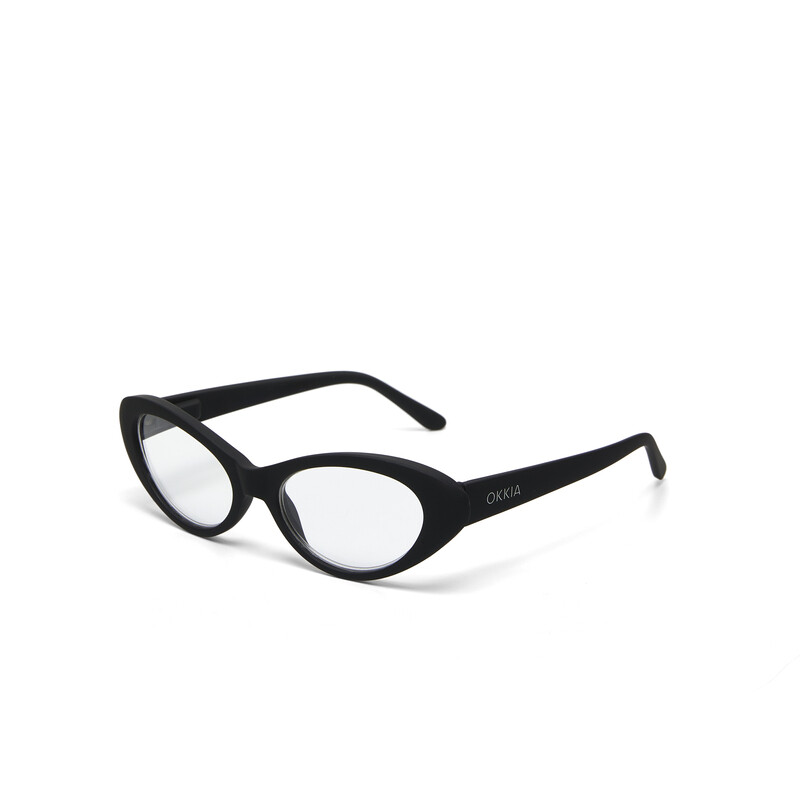 OKKIA Lectura Lina Small Cat Eye Negro OK039BK-1.00