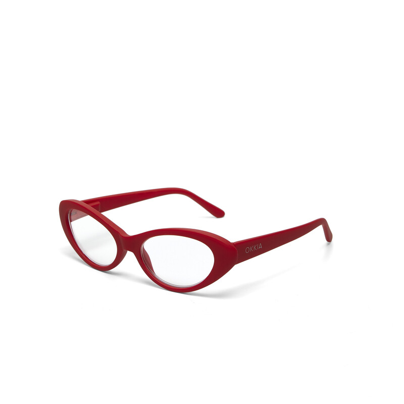 OKKIA Lectura Lina Small Cat Eye Rojo OK039RD-1.00