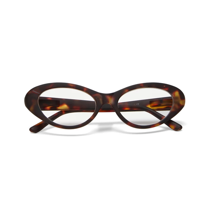 OKKIA Lecture Lina Small Cat Eye Classic Havana