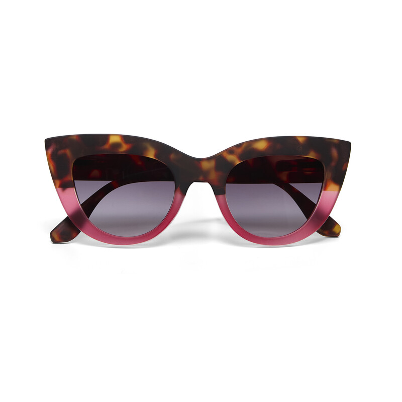 OKKIA Sun Claudia Big Cat Eye Havana pink OK013-HP