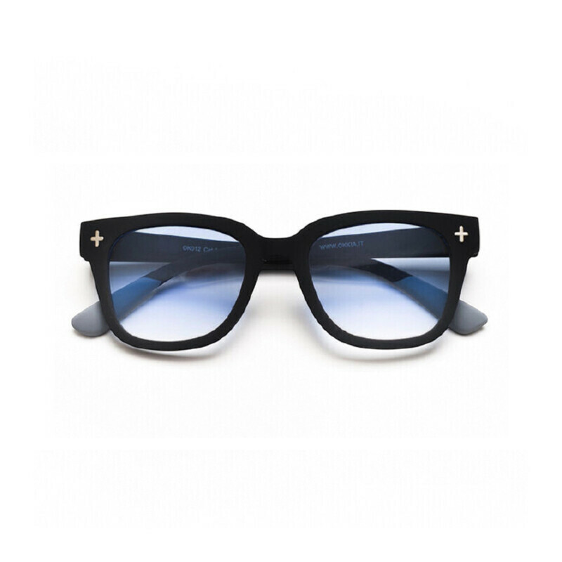 OKKIA Sun Giovanni Black and grey (blue lenses) OK012-BK-BL