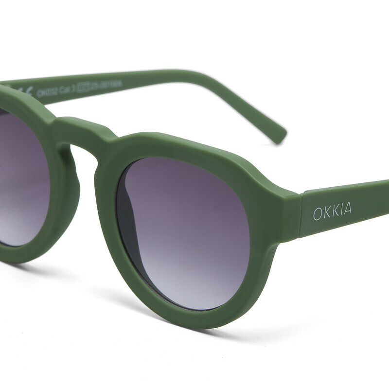 Zeno Sunglasses | Color GREEN Lens Color Black Gradient