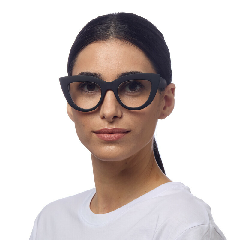 Claudia big cat eye reading glasses | Color Black Diopters 2.00 Claudia big cat eye reading glasses | Color Black Diopters 2.00