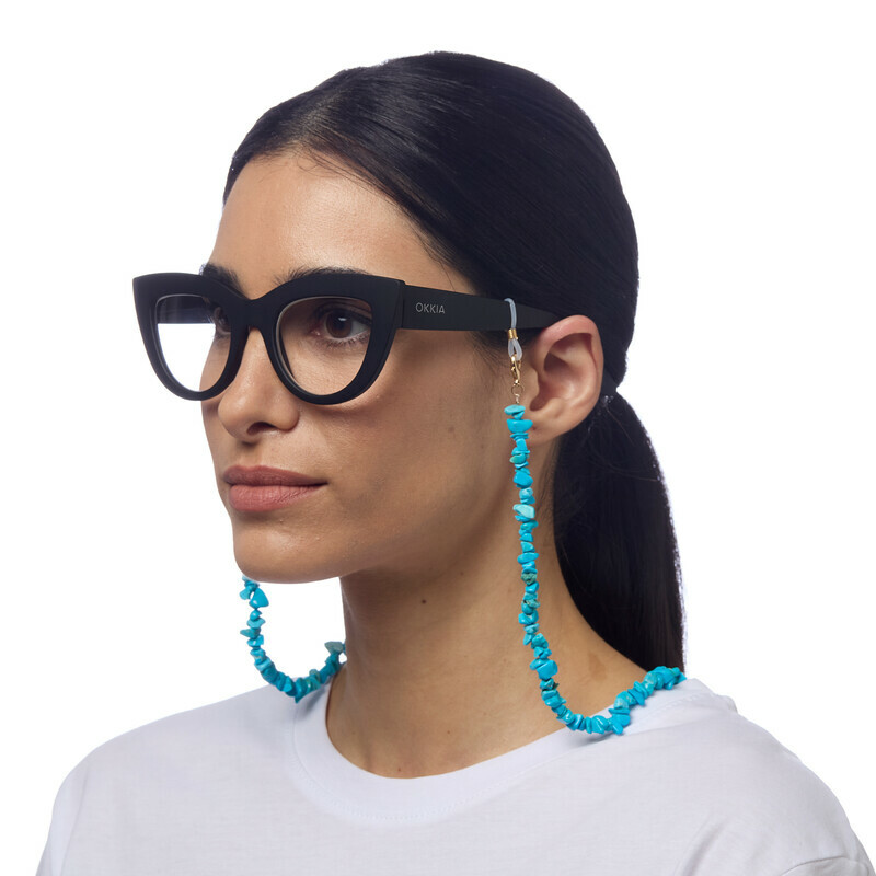 OKKIA Accessories Glow chain   Turquoise