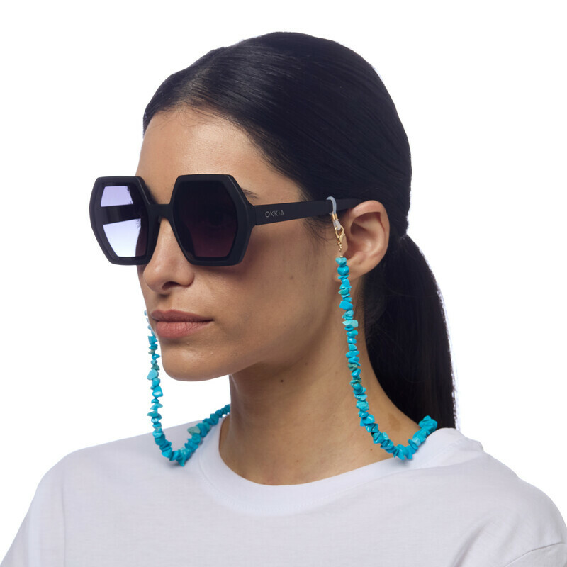 OKKIA Accessories Glow chain   Turquoise